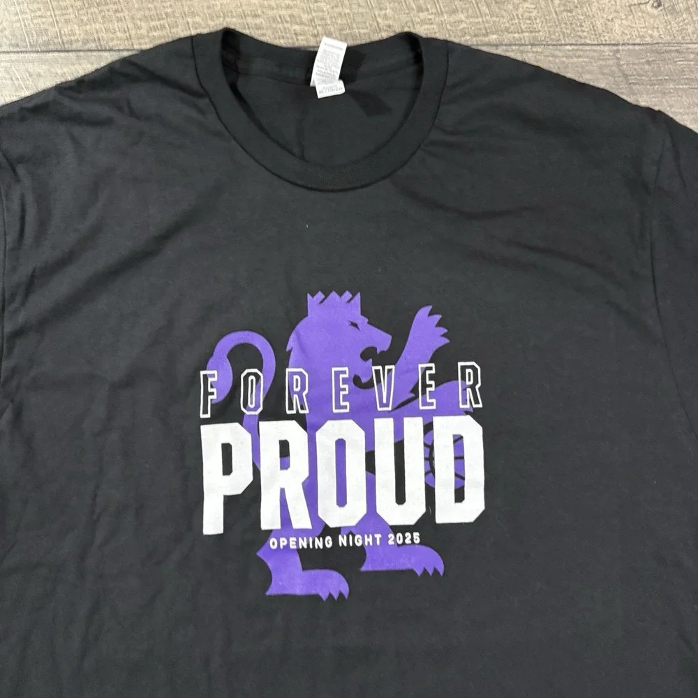 NEW Sacramento Kings 2025-2026 Opening Night Shirt Forever Proud Sz XL Beam Team